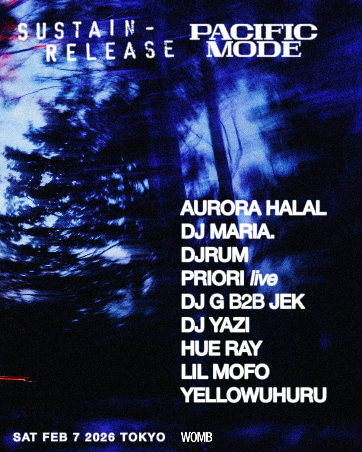 SUSTAIN-RELEASE x PACIFIC MODE