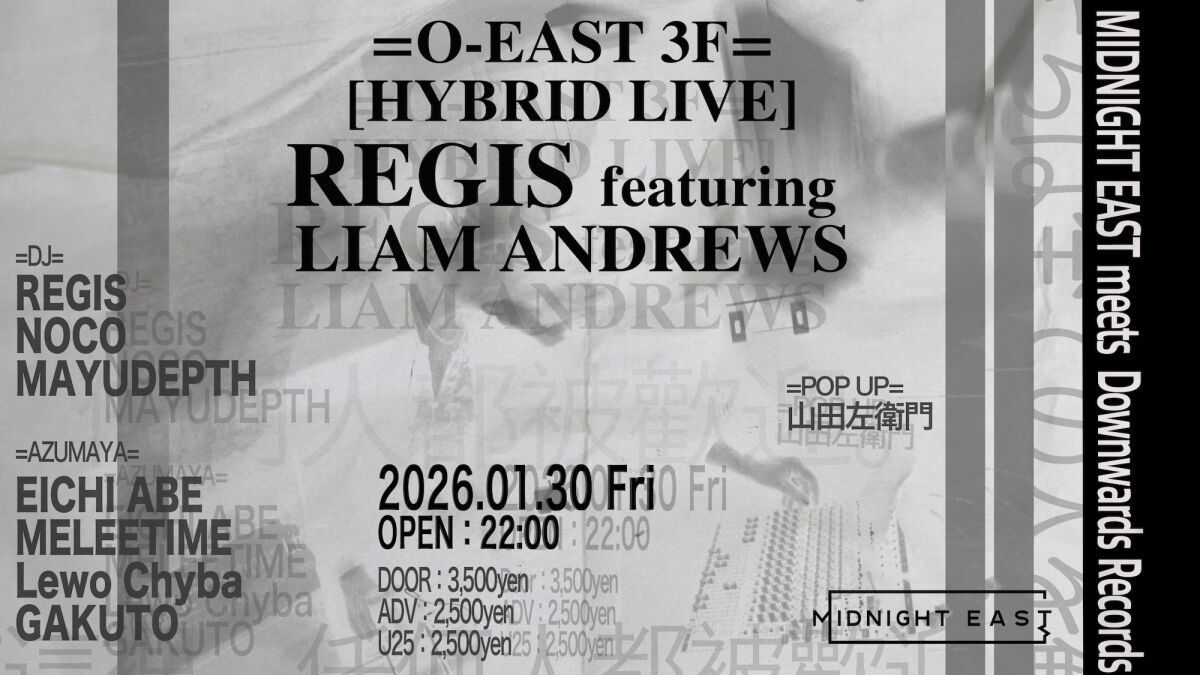 MIDNIGHT EAST meets Downwards Records