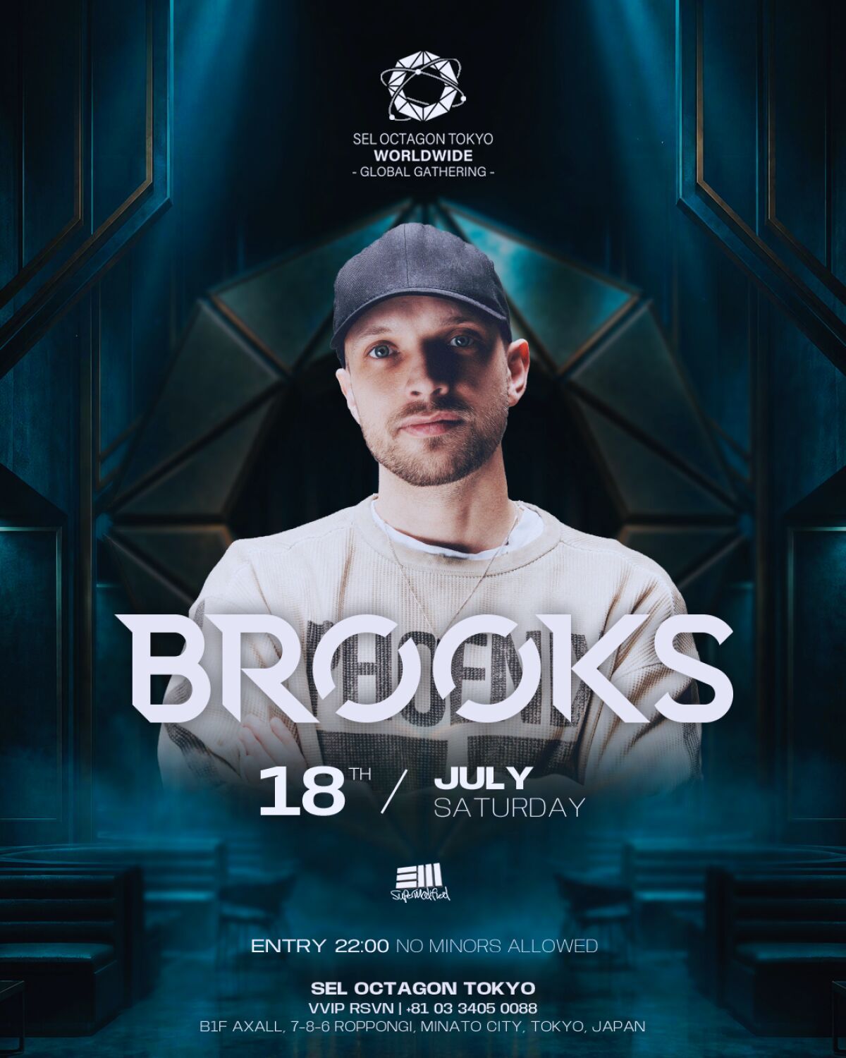SEL OCTAGON WORLDWIDE | Brooks 来日公演