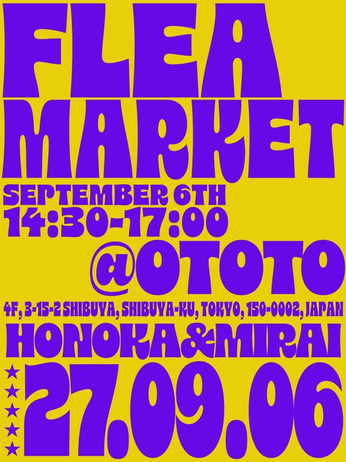 FLEA MARKET ♡ honoka mirai