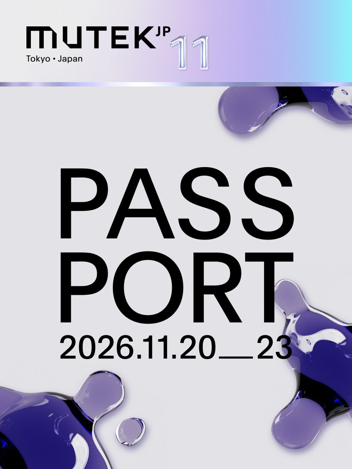 MUTEK.JP 2026 Passport