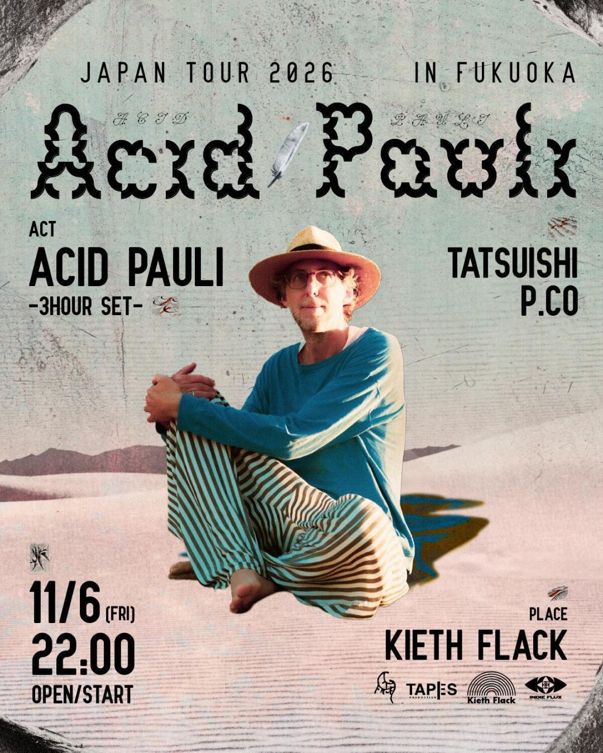 Acid Pauli Japan Tour 2026 In Fukuoka