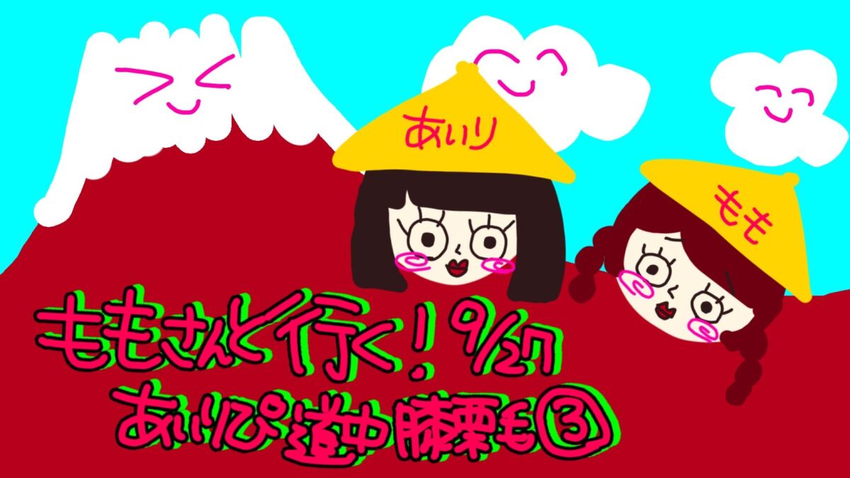 ももさんと行く❕あいりぴ道中膝栗毛〜あいりぴ道中膝栗毛とはお調子者のあいりとディアガールがコンビで秋葉原から静岡参りし、数々のドタバタ騒動や失敗を繰り広げるかもしれない爆笑珍道中記です〜