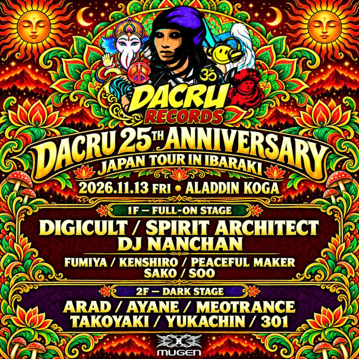 Dacru Records 25th Anniversary Japan Tour in Ibaraki