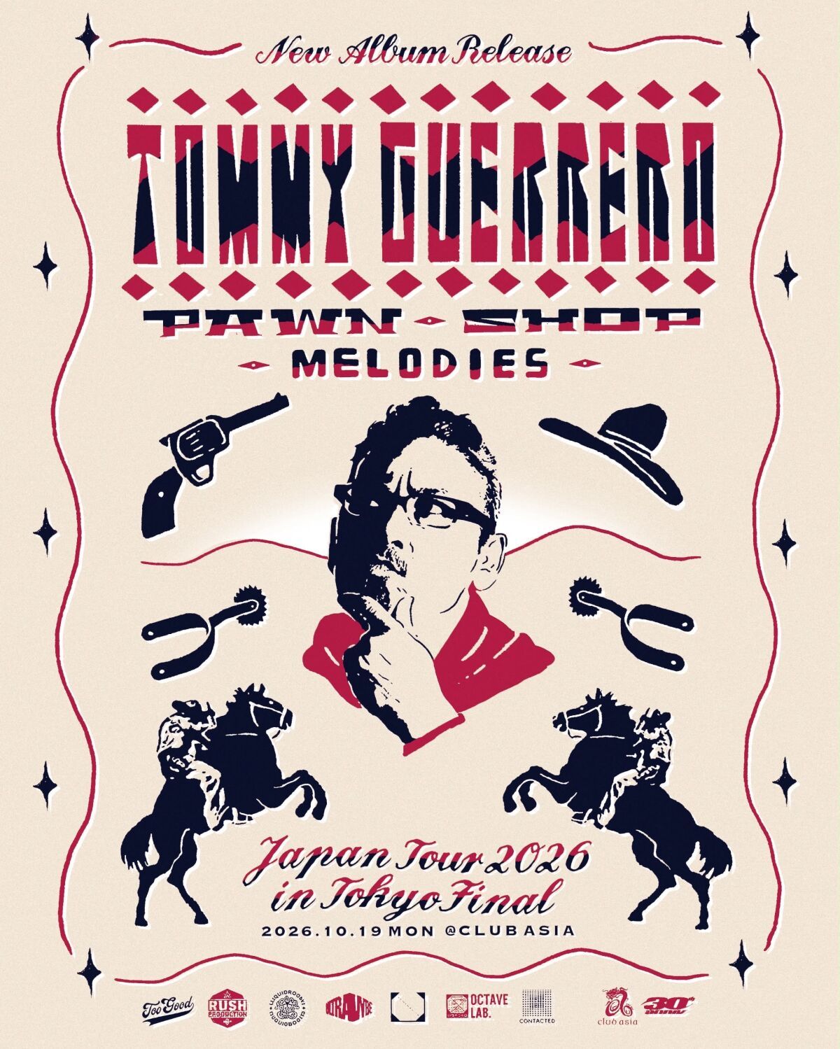 TOMMY GUERRERO NEW ALBUM RELEASE “PAWN SHOP MELODIES” JAPAN TOUR 2026 in TOKYO *FINAL!!!