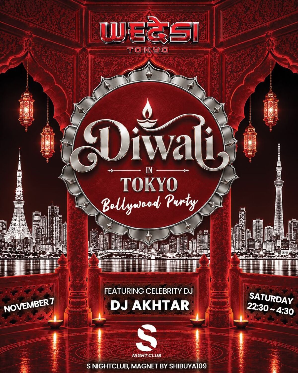 DIWALI IN TOKYO 2026 - BOLLYWOOD PARTY | CELEBRITY DJ AKHTAR