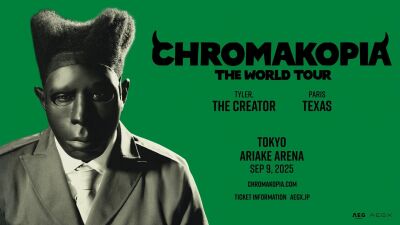 TYLER, THE CREATOR (タイラー・ザ・クリエイター) 、米チャートNo.1アルバム『CHROMAKOPIA』ワールドツアー公演を2025年9月9日 (火) 東京・有明アリーナで開催決定