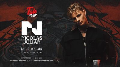 ドイツ発の新世代ハードテクノ・トランス系DJ/プロデューサーNicolas Julian (ニコラス・ジュリアン) 、2026年1月10日 (土) 新宿Tide Tokyoにて初来日公演決定!!