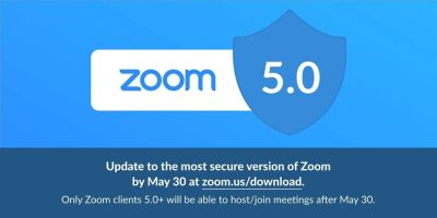 【要注意！今すぐアップデート】オンラインビデオ会議サービス「Zoom」 アップデートしないと来月から使えなくなる