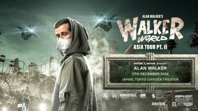 Alan Walker (アラン・ウォーカー) 、2024年12月11日 (水) 東京ガーデンシアターで開催のアジアツアー『Walkerworld feat. Alan Walker』一般発売受付中！