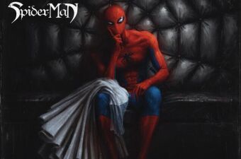 海外アニメの真骨頂マーベル・コミックスがポスターを数々のヒップホップのアルバムカバーアート風にリメイク。