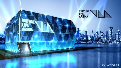 VR ライブのためのライブ会場『VIRTUAL LIVE ARENA（VLA）』がバーチャル空間に来春オープン予定