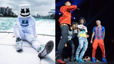 Marshmello がヒップホップグループ SOB x RBE とコラボした新曲を4月12日にリリース決定！