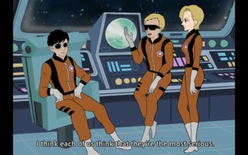 m-flo の3人がアニメになった!? 宇宙船で繰り広げられるトークが面白い！