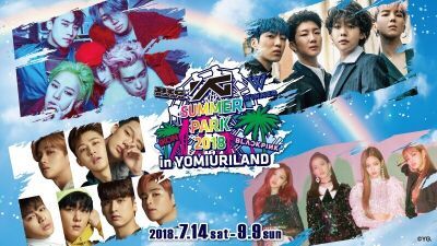 BIGBANGをはじめとするYGアーティストがよみうりランドで【YG SUMMER PARK】を開催決定