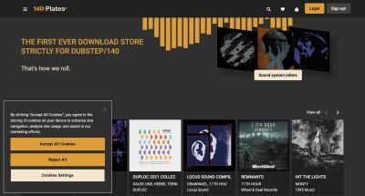 ダブステップ、トラップ、グライムなど、140 BPM前後の音楽のみを取り扱うニッチなデジタルマーケットプレイス「140 Plates 」がローンチ