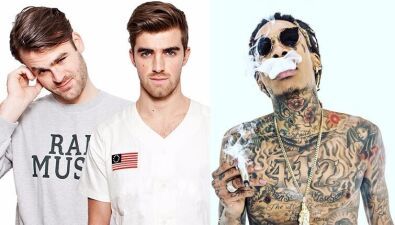 サプライズ！Wiz Khalifa、The Chainsmokersの大ヒット曲のMIXを披露！