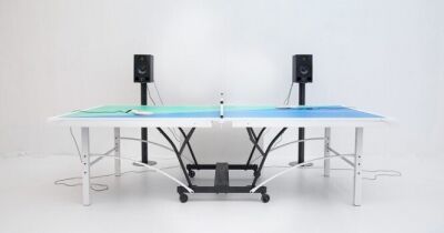 音楽によりパーティーに大活躍！進化した卓球テーブル「Ping Pong FM」の正体とは？