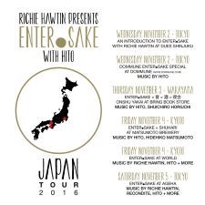 「ミニマルテクノの帝王」と称されるRICHIE HAWTIN主宰、ENTER.Sake JAPAN TOUR開催決定！！