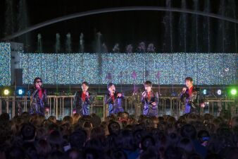 ニューシングルを来年リリース予定のゴスペラーズ、ジュエルミネーションミニライブで5000人を魅了!!