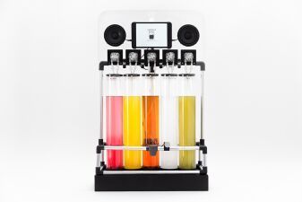 音楽を味覚化！？曲のムードに基づいた味のジュースができあがるジュークボックス型プロダクト