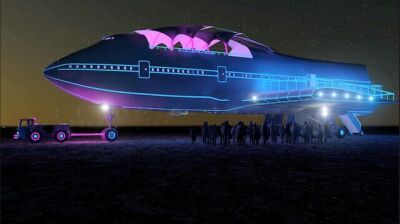 ジャンボジェットがナイトクラブに！？バーニングマンが画期的なプロジェクトを開始！