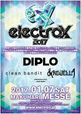 【必見】Electrox 2017の豪華すぎる第一弾アーティスト発表！