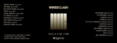9/3（土）WIRED CLASH出演アーティスト第2弾！フルラインナップを公開！