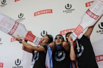 大盛況のULTRA JAPAN 2016、メインステージに登場するスミノフ®（特別VIPラウンジ）入場キャンペーン！