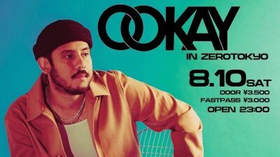 ベース＆トラップシーンの大人気DJ/プロデューサーOOKAY (オーケイ) 、8月10日 (土) に新宿ZEROTOKYOに登場！国内からは海外名門クラブやビッグフェスへの出演も多数のKSUKEが出演