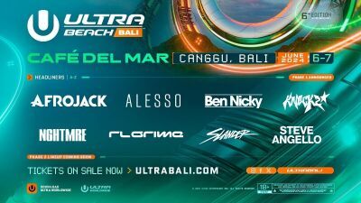 【iFLYERにてチケット絶賛販売中】2024年6月6日、7日にバリ島にて開催『ULTRA BALI 2024』超豪華第一弾ラインナップが到着！