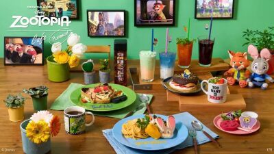 ディズニー映画『ズートピア』のスペシャルカフェ「ズートピア」OH MY CAFEが東京・大阪・愛知3都市で2025年3月7日 (金) より順次開催