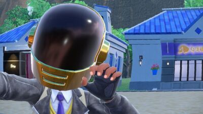 Nintendo Switch「ポケットモンスター スカーレット・バイオレット」に Daft Punk (ダフト・パンク) の金のヘルメットそっくりなアイテムが登場、お値段は4000円（ゲーム内で）