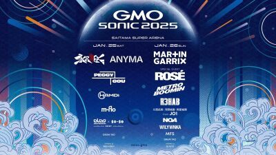 開催目前！夢の超豪華フェス【GMO SONIC 2025】K-POPシーンのトップスターROSÉ、Skrillex、Anyma、Martin Garrixなど大人気アーティスト一挙集結！