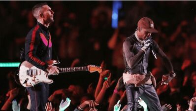 マルーン5、トラビス・スコットが出演！NFLスーパーボウルのハーフタイムショー映像が公開