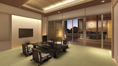 コンセプトは「都市の温泉郷」温泉旅館のようなおもてなしを提供する『京都 竹の郷温泉 万葉の湯』が11月6日グランド・オープン！露天⾵呂付貸部屋も