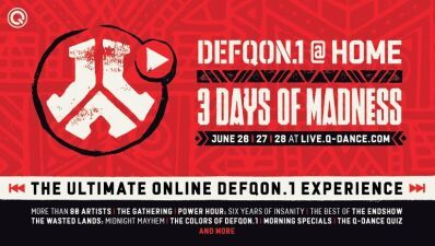 【デフコン.1】"DEFQON.1 AT HOME" ハードスタイル・ライブストリーミングイベント、6月26日〜28日に開催決定!!