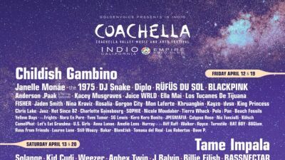 【COACHELLA 2019】DJ Snake、Diplo、Gorgon City、Jauz、Zeddら出演決定！