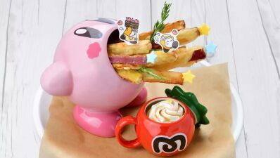 星のカービィの『Kirby Café (カービィカフェ) 』2024年9月25日 (水) から11月12日 (火) まで秋の期間限定メニュー2種が登場！