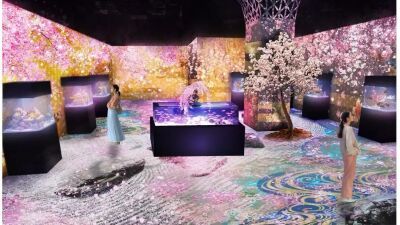 都市型水族館で桜が満開！マクセル アクアパーク品川にて『NAKED SAKURA AQUARIUM』が2025年3月1日 (土) ～4月20日 (日) まで開催