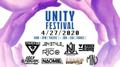 【4月ラストは早朝ハウス・ミュージックフェス！】27日は早起きしてフランスの「Unity Festival（ユニティー・フェスティバル）」のライブ配信を観よう！【チケット販売中】