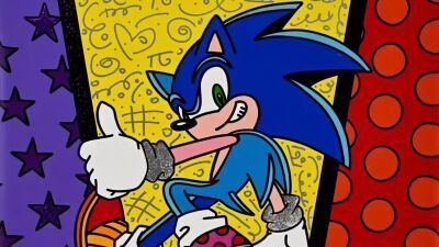 現代ポップアート界を代表するアーティストROMERO BRITTO (ロメロ・ブリット) と「ソニック・ザ・ヘッジホッグ」が初コラボ、4月2日 (火) より伊勢丹新宿店で来日展開催