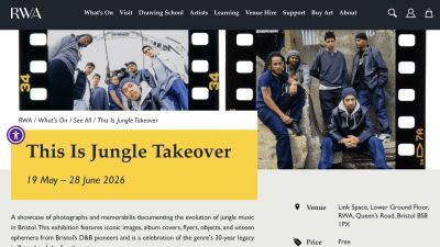 ジャングル/ドラムンベース30年の歴史を紐解く展覧会「This Is Jungle Takeover」が英国ブリストルで無料開催中、DJ Krustらがキュレーション