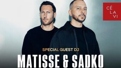 2025年12月6日 (土) 渋谷CÉ LA VI TOKYOの6周年記念パーティーにロシア発の大人気DJ/プロデューサー・デュオMATISSE ＆ SADKO (マティス＆サドコ) が登場！