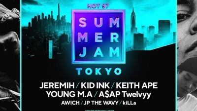「HOT 97 SUMMER JAM TOKYO 2017」A$AP Twelvvy、Keith Apeの追加発表！