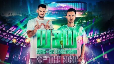 W＆W（ダブリューアンドダブリュー）がオランダのイベント会社 ALDA とタッグを組んで、初のXRライブストリーミングを5月23日(土) に開催決定、仮想空間のスタジアムにてプレイを披露！