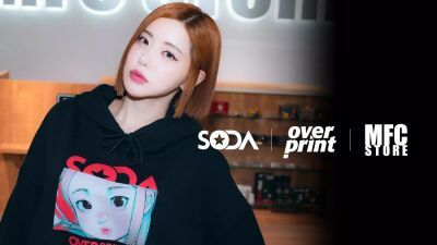 セレクトショップ「MFC STORE」がアパレルブランド「over print」、韓国の人気DJ、DJ SODAとのトリプルコラボレーションアイテムを1月2日 (火) より発売！