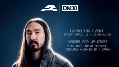 Steve Aoki﻿ (スティーブ・アオキ) が最新スニーカーブランド「APOGEE ATHLETICS」をローンチ、4月10日に渋谷でポップアップストアを開催