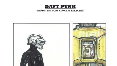 Daft Punk (ダフト・パンク) が1つあたり制作費約6万5,000ドル (約1,000万円) もするアイコニックなヘルメットの2005年作成の設計図を公開