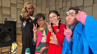 Thundercat (サンダーキャット) とLouis Cole (ルイス・コール) がEテレ「天才てれびくん」に登場！ 音の振動で競走する新企画サウンドランナーに参戦！
